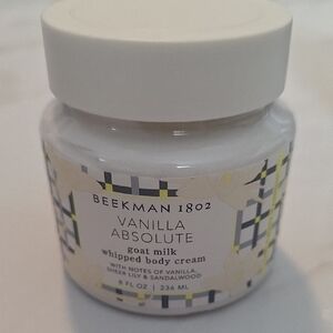 Beekman 1802 Vanilla Absolute Goat Milk Cream- New Sealed